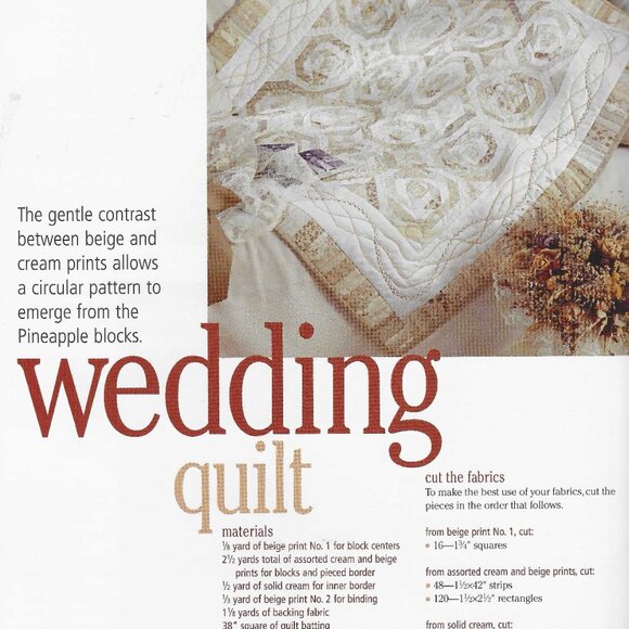 "Quilted Gifts" Pattern Booklet from Better Homes & Gardens New Unused - Picture 7 of 9